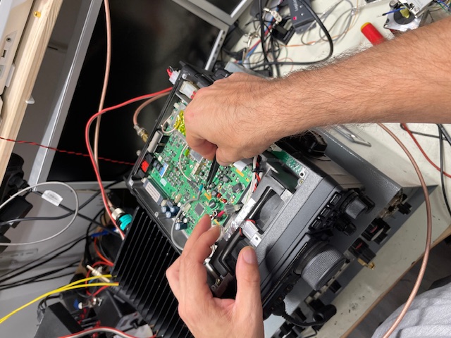 Vorbereitung des nächsten Messschritt